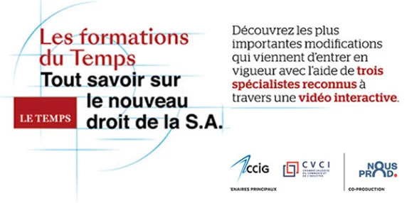 Une heure pour comprendre le droit de la SA